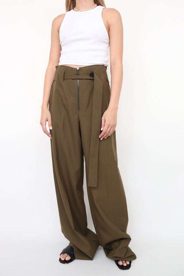 Pantalon Verde Cinturon