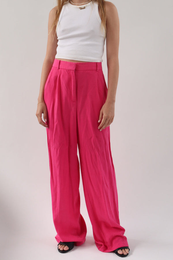 Pantalon Fucsia Alto