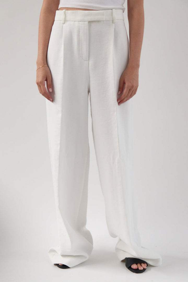 Pantalon Blanco Alto