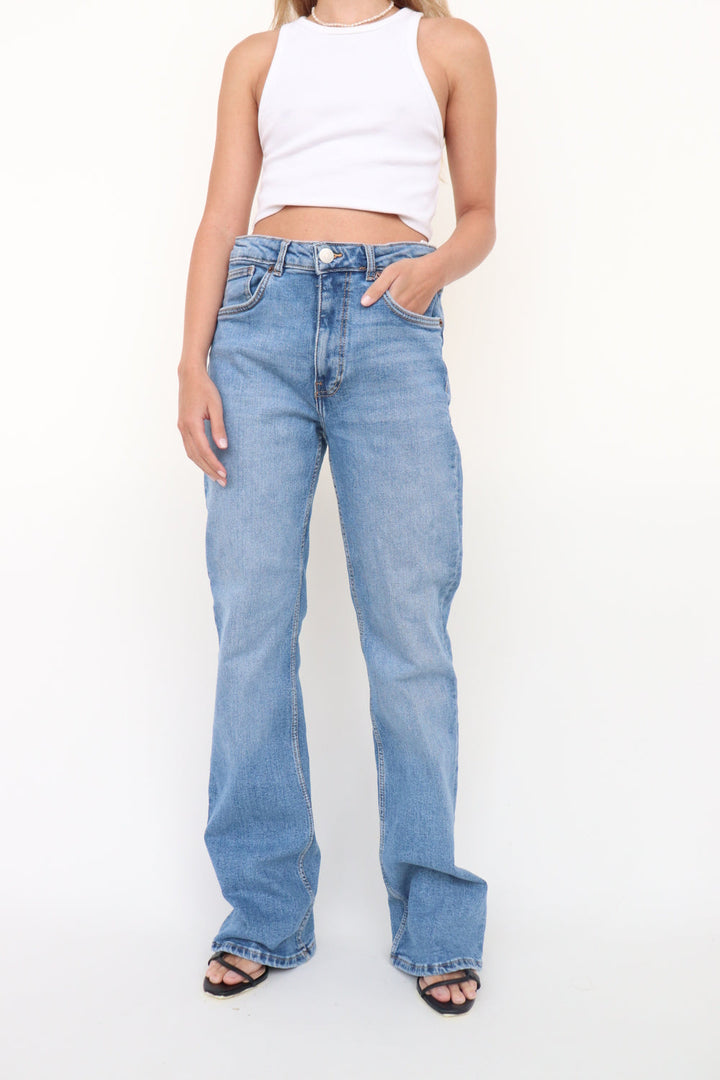 Jean Flare Azul