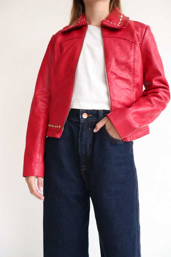 Chaqueta Piel Roja