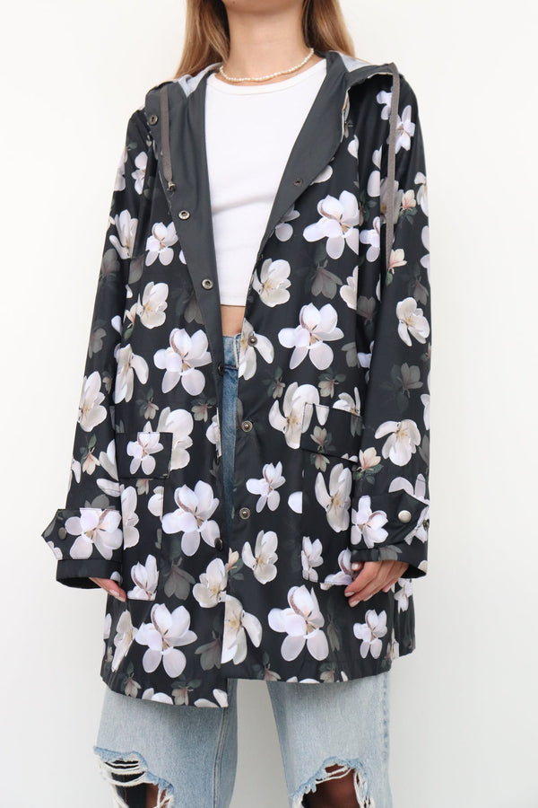 Raincoat Estampado Flores