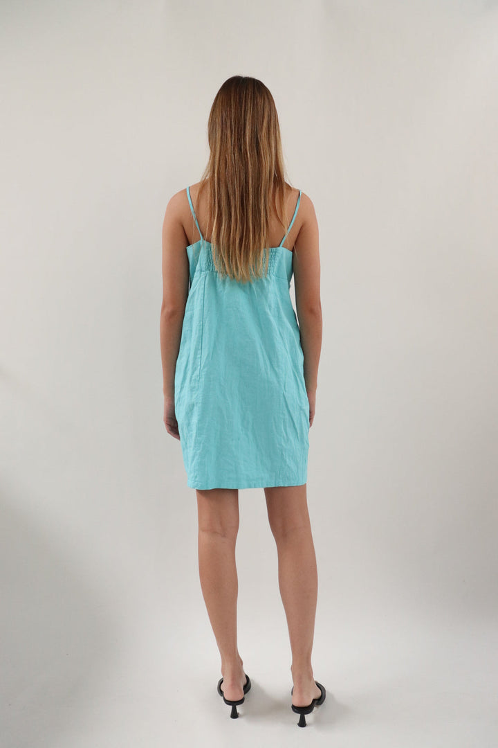 Vestido Mini Aguamarina