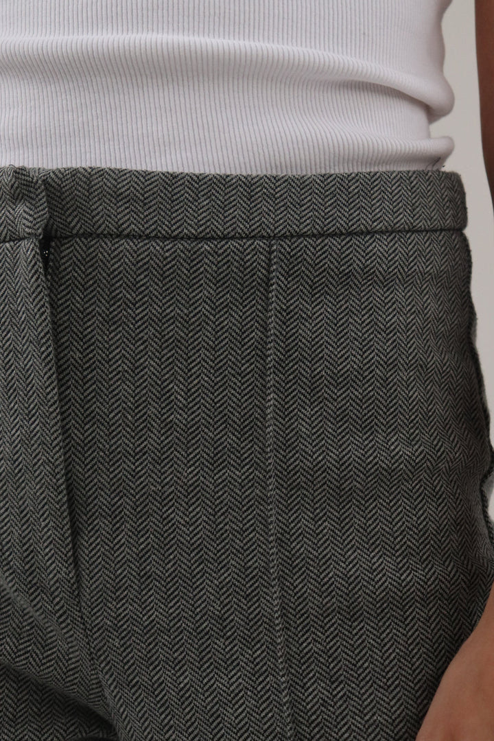 Pantalón Tweed Gris