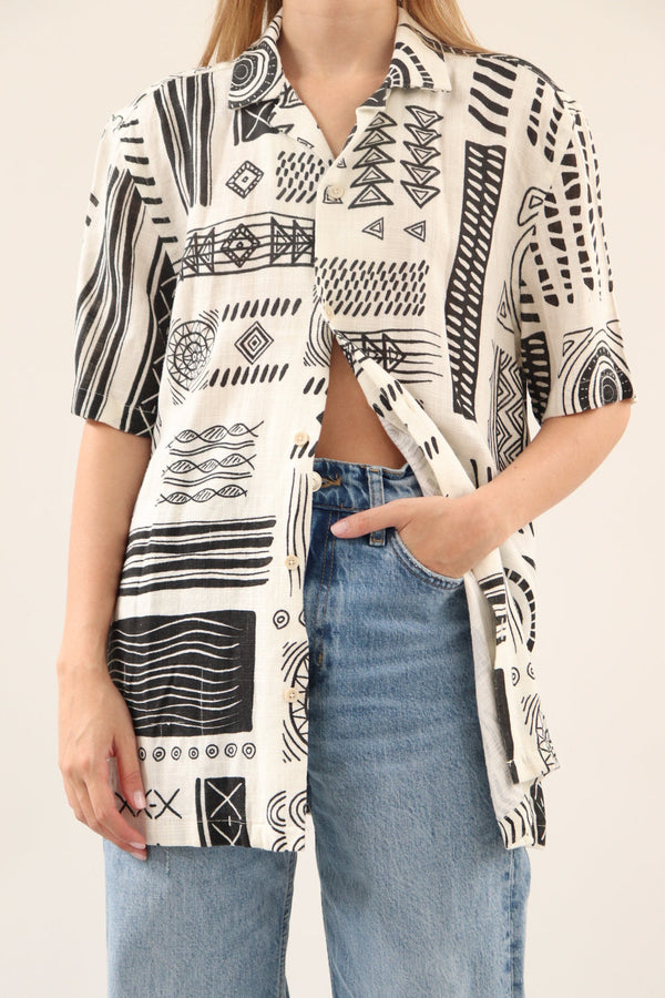 Camisa Tribal Oversize