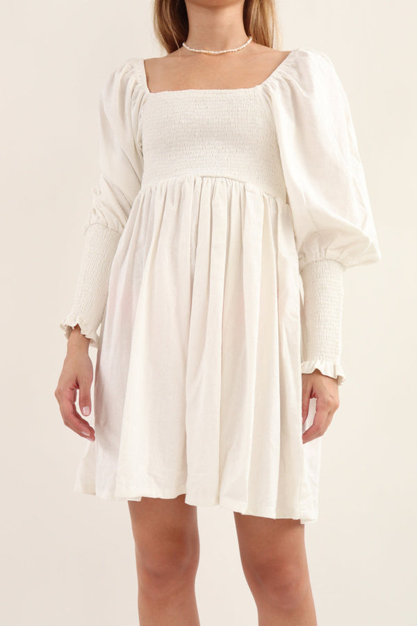 Vestido Mangas Abombadas