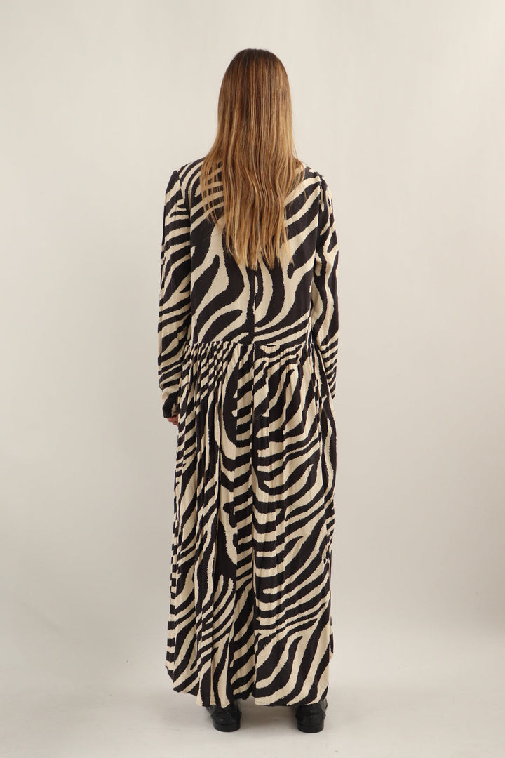 Vestido Midi Zebra