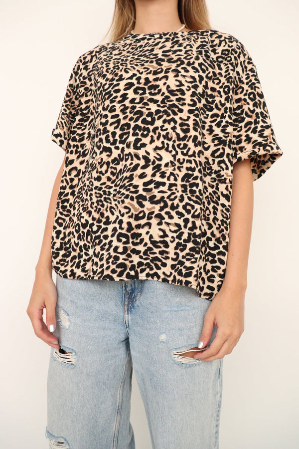 Top Print Leopardo