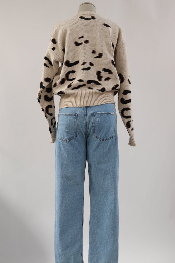 Buzo Leopardo Tejido