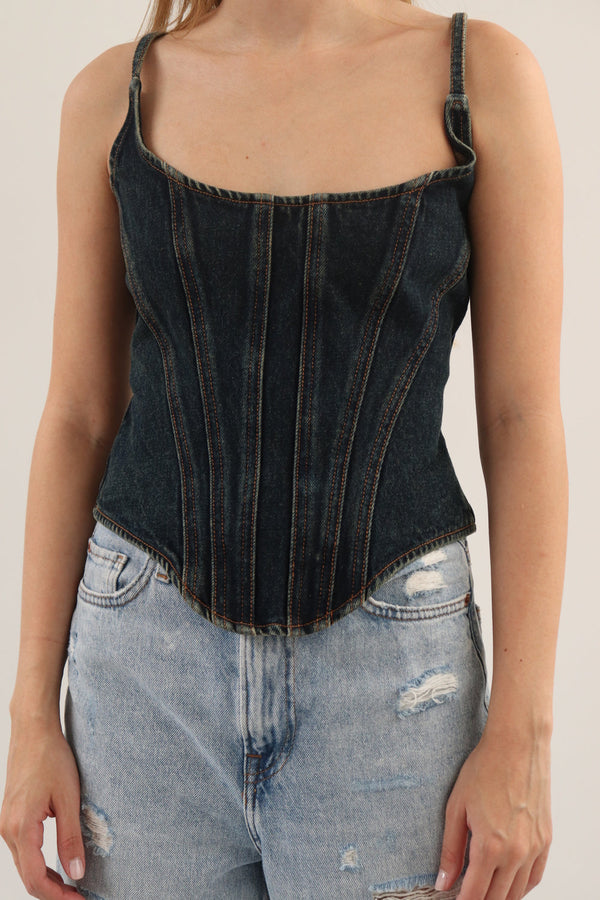 Top Denim Corset
