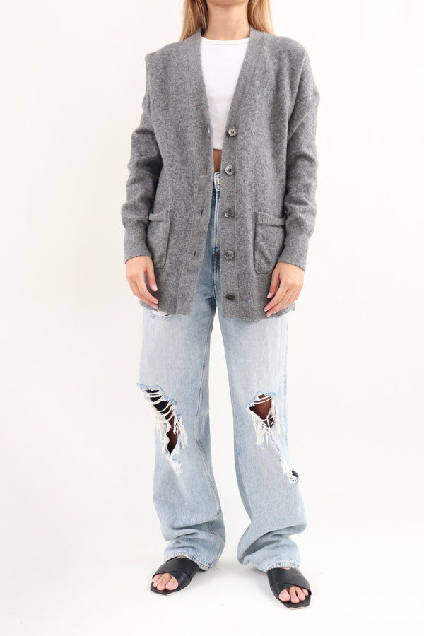 Cardigan Gris Oscuro