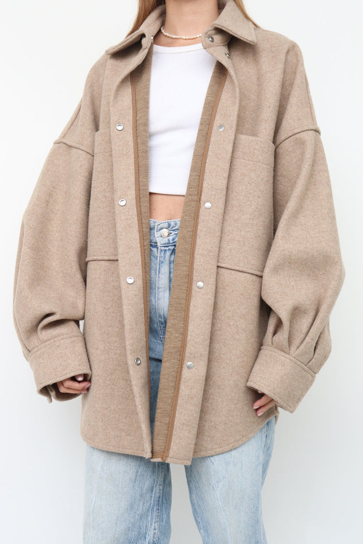 Abrigo Beige Oversize