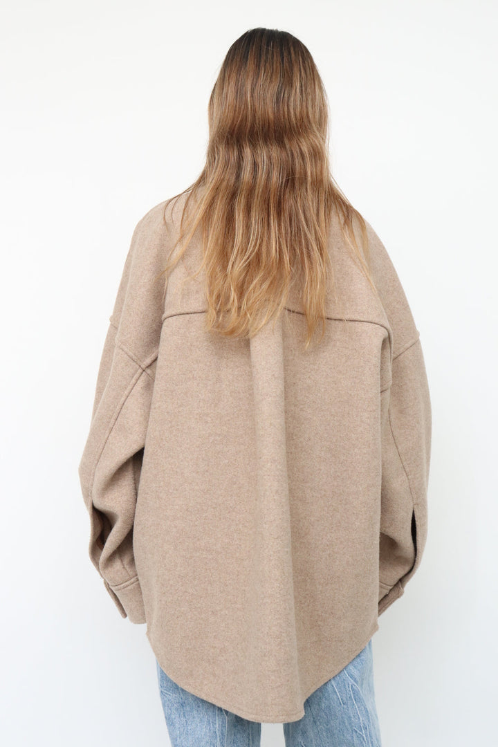 Abrigo Beige Oversize