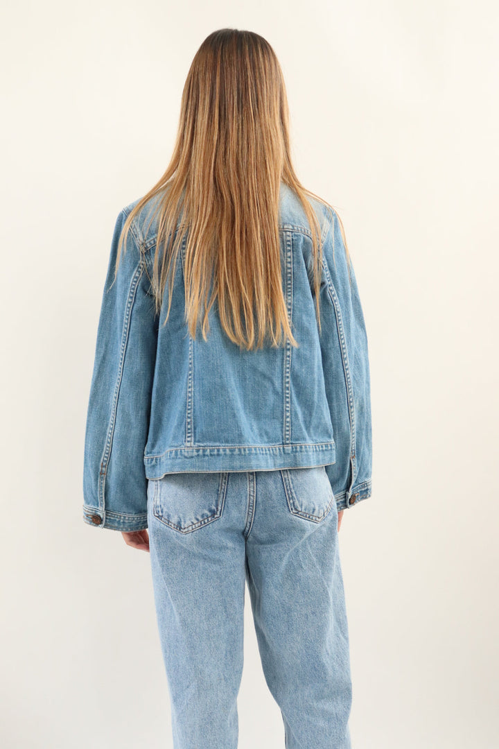 Chaqueta Denim Bordada