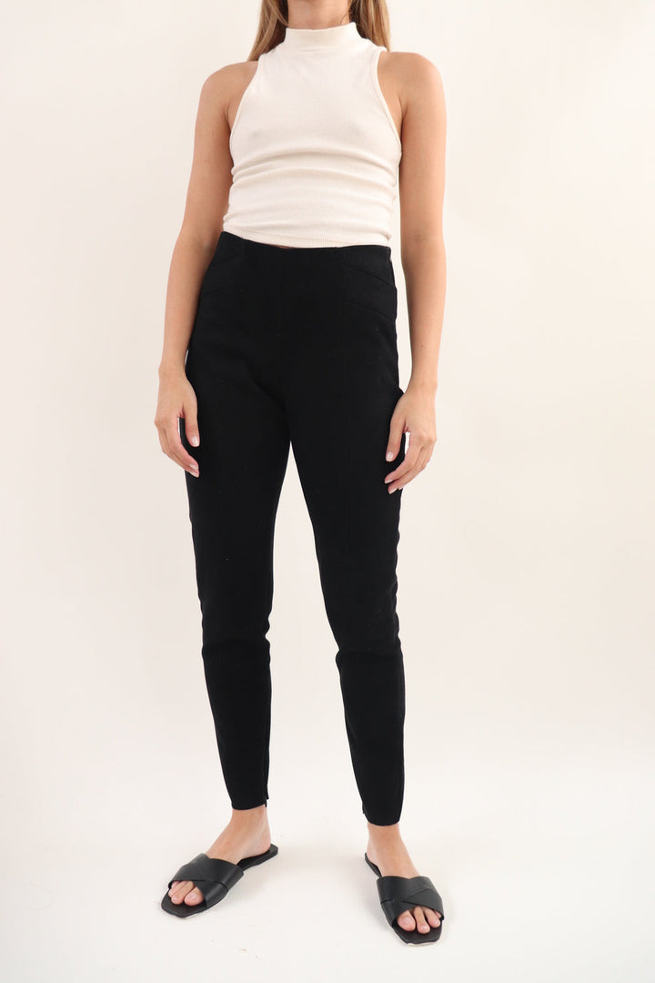 Legging Gamuza Negro