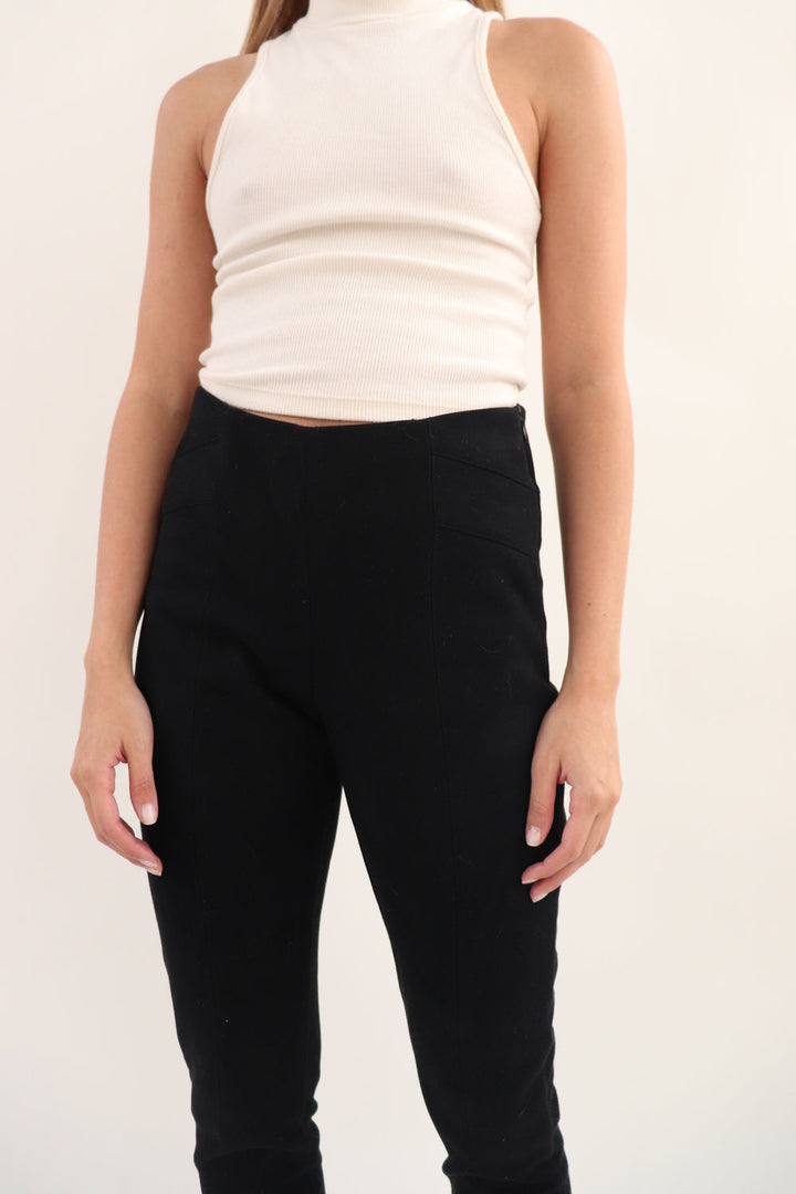 Legging Gamuza Negro