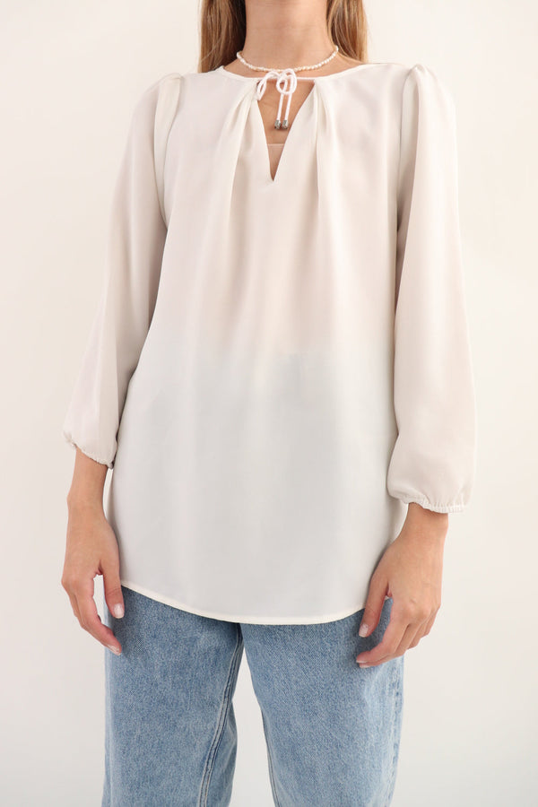 Blusa Blanca Tiras