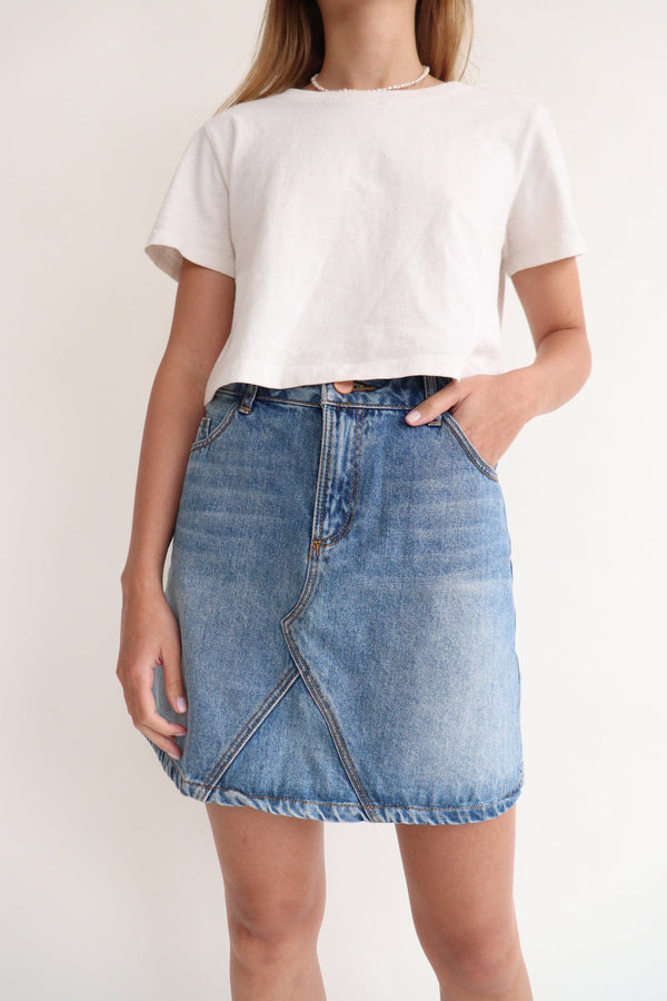 Falda Denim Pegada