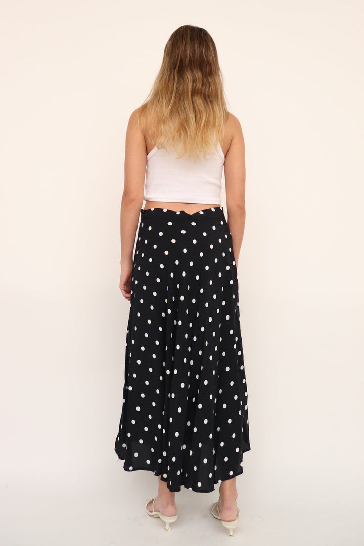 Falda Midi Lunares