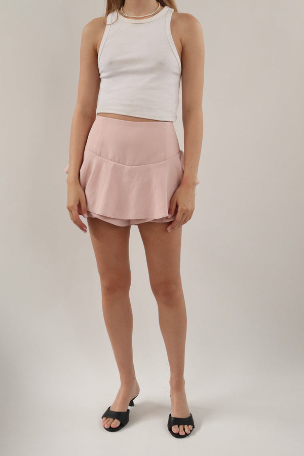 Falda Short Rosada