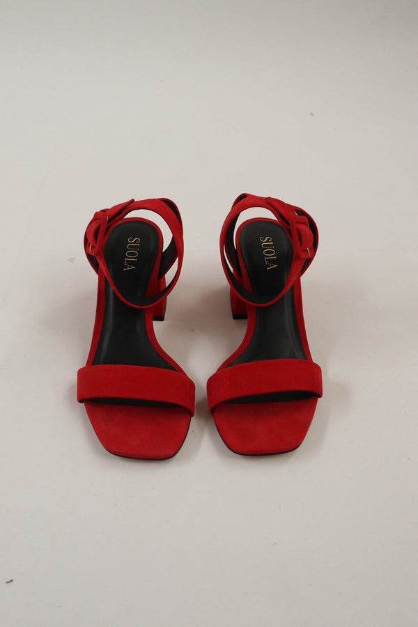 Tacones Rojos Cinturon