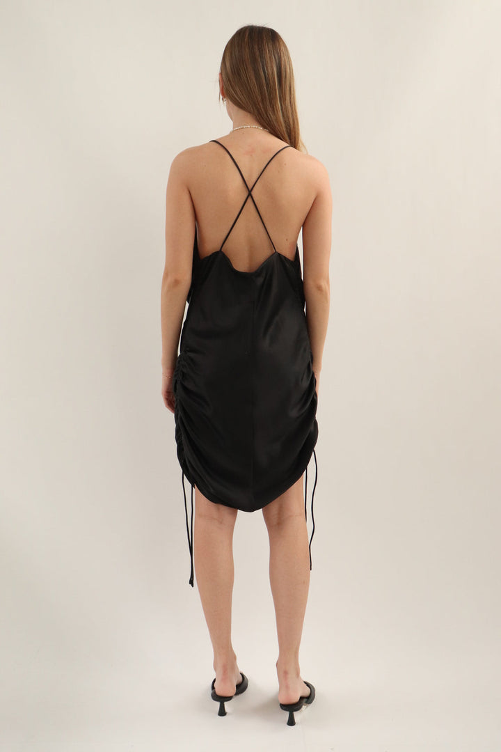 Vestido Negro Slip