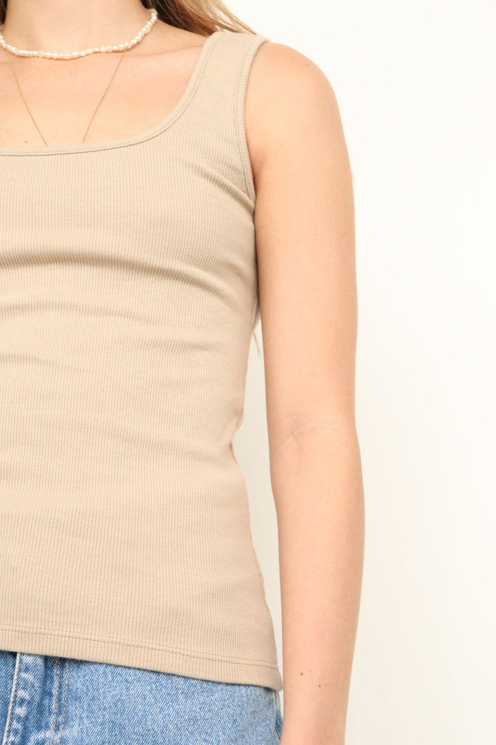 Top Rib Beige