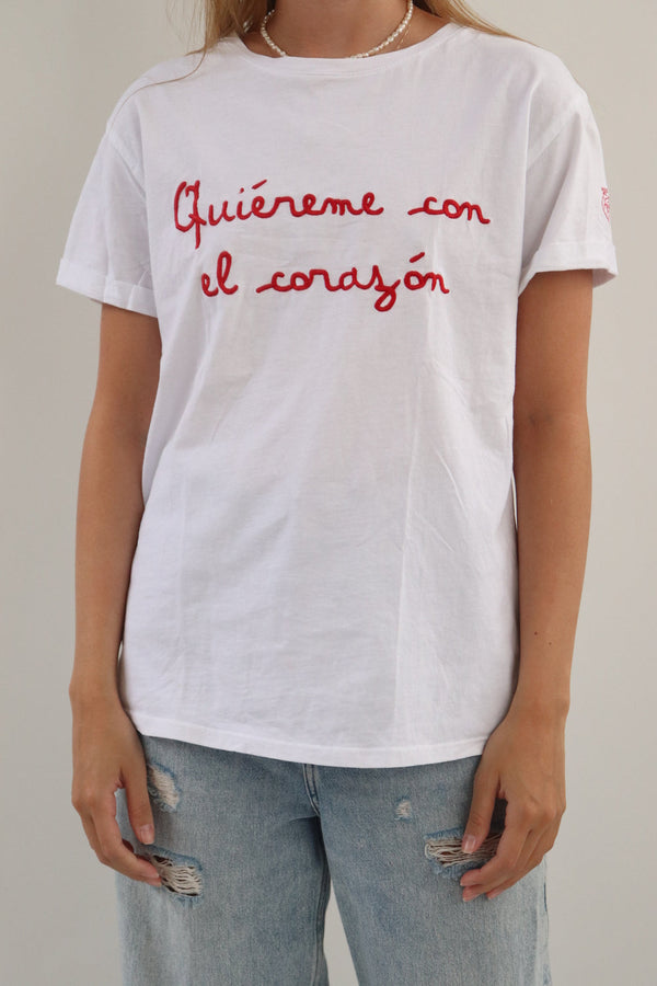 Camiseta Frase Roja