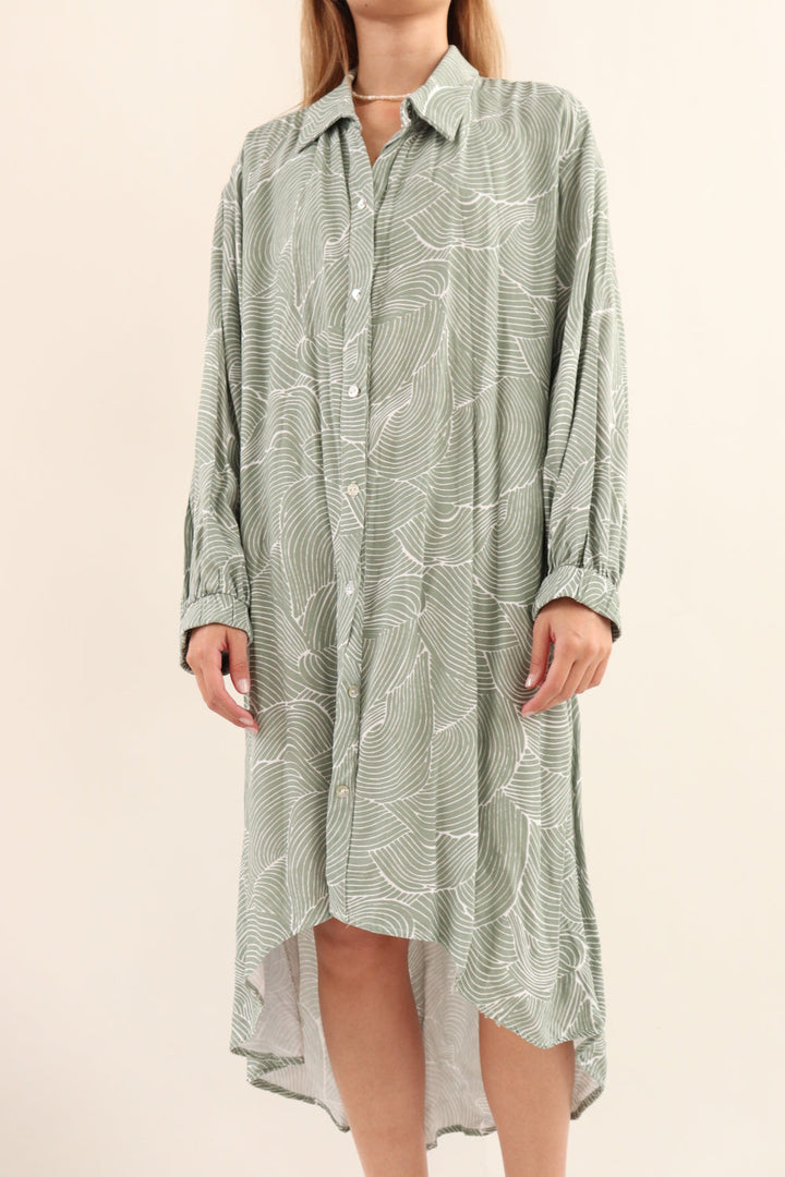 Camisa Vestido Verde