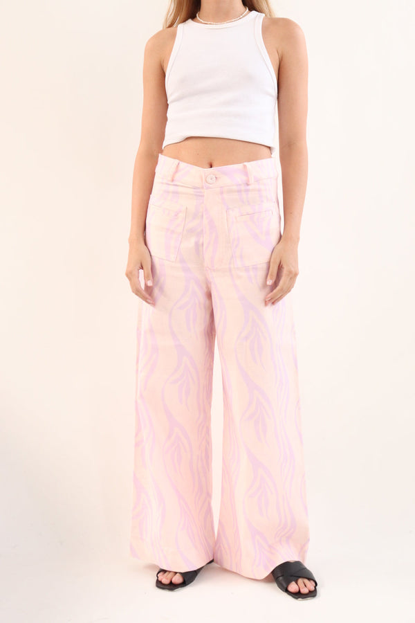 Pantalon Zebra Rosado