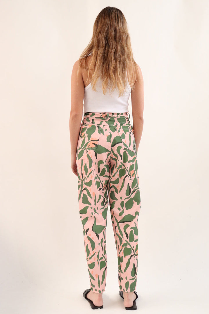 Pantalon Rosado Estampado