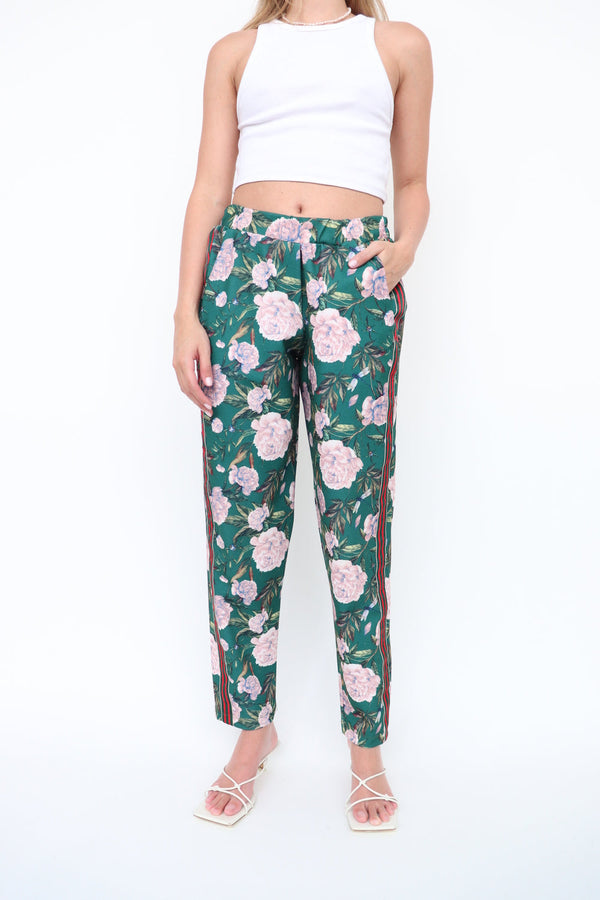 Jogger Verde Flores