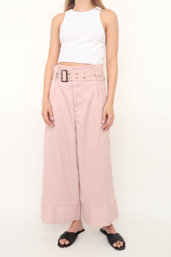 Pantalon Palazzo Rosado