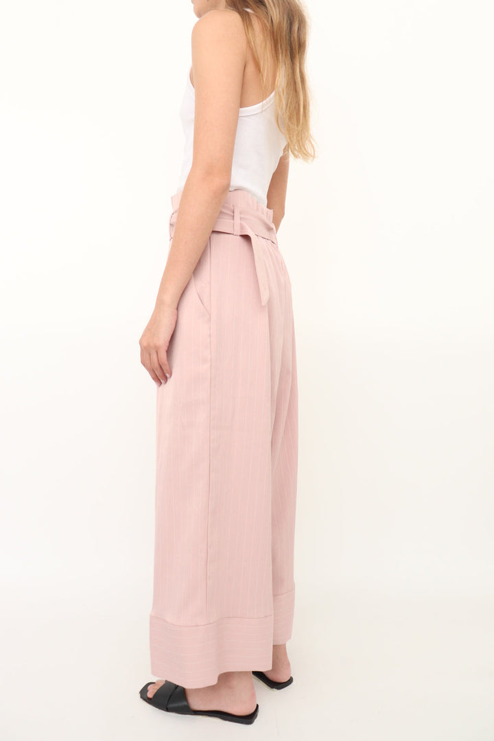 Pantalon Palazzo Rosado