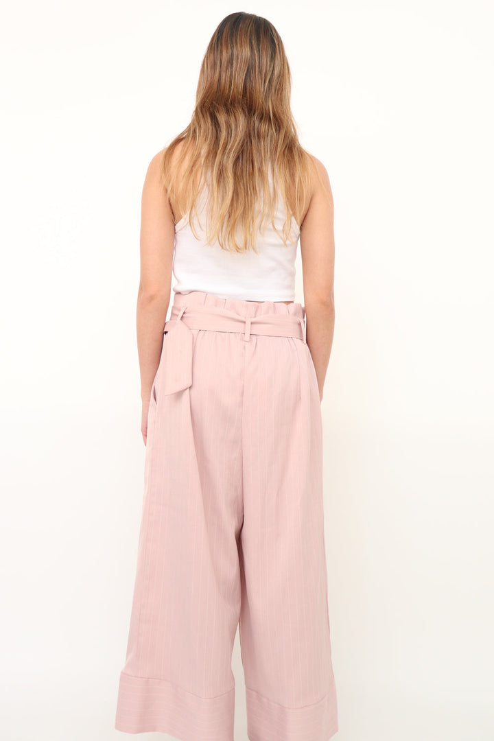 Pantalon Palazzo Rosado