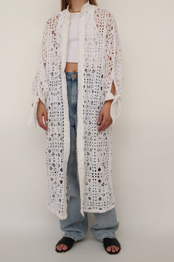 Kimono Ojalillo Blanco