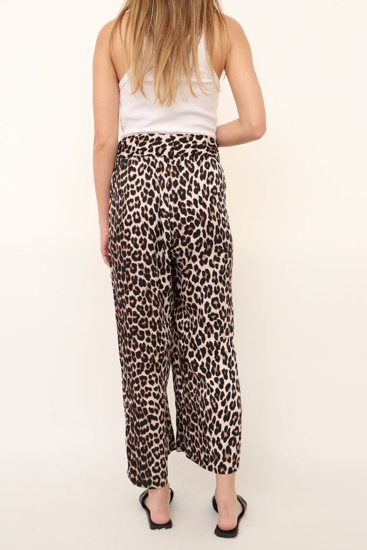 Pantalon Leopardo Satinado