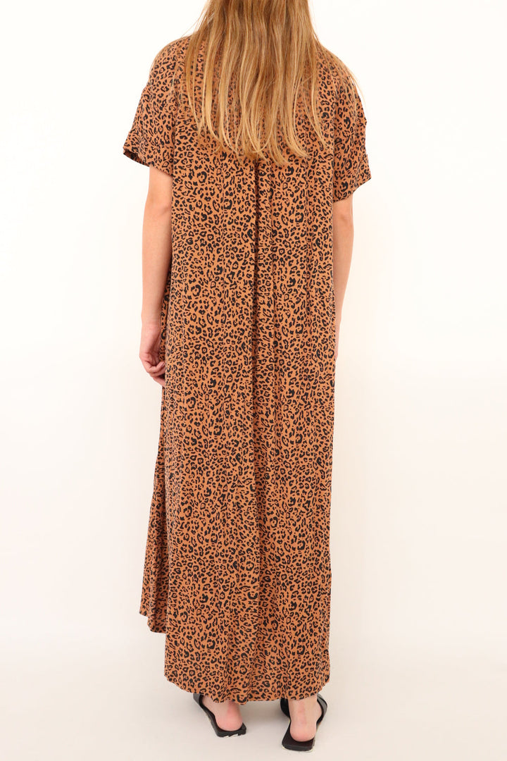 Vestido Leopardo Midi