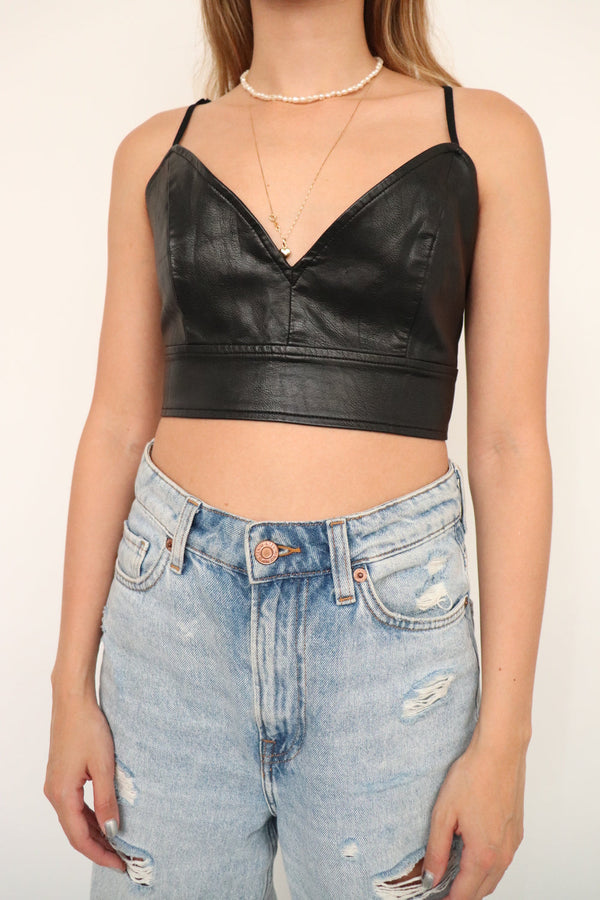 Crop Top Negro