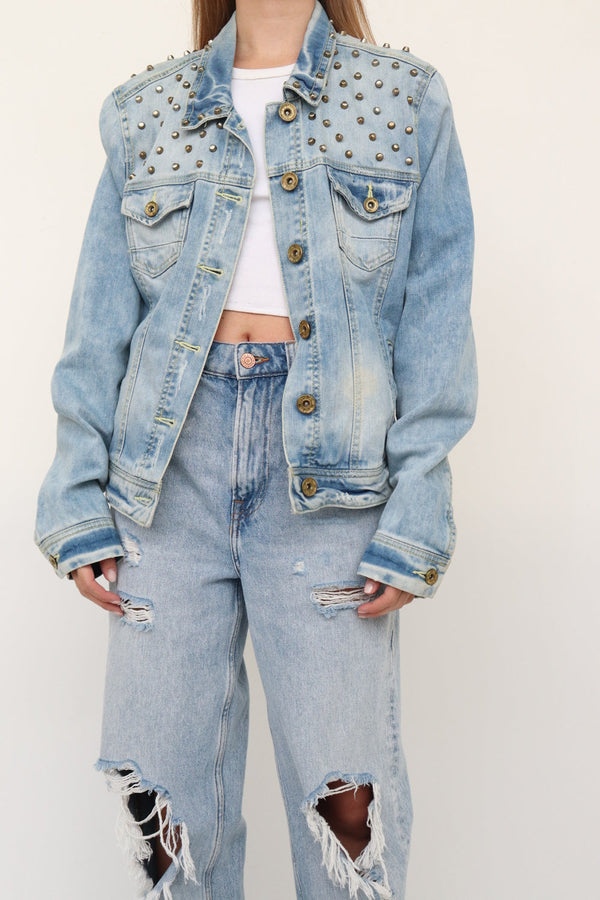 Chaqueta Denim Taches