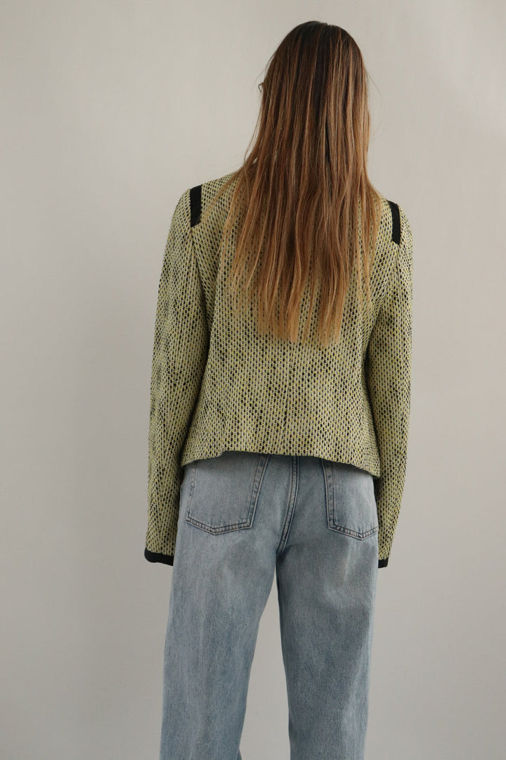 Chaqueta Amarilla Zipper