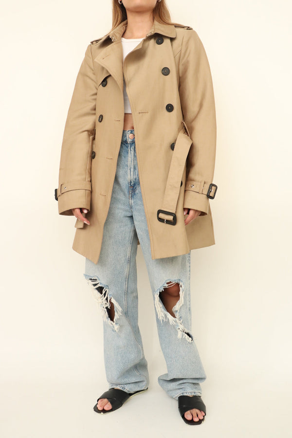 Abrigo Trenchcoat Beige