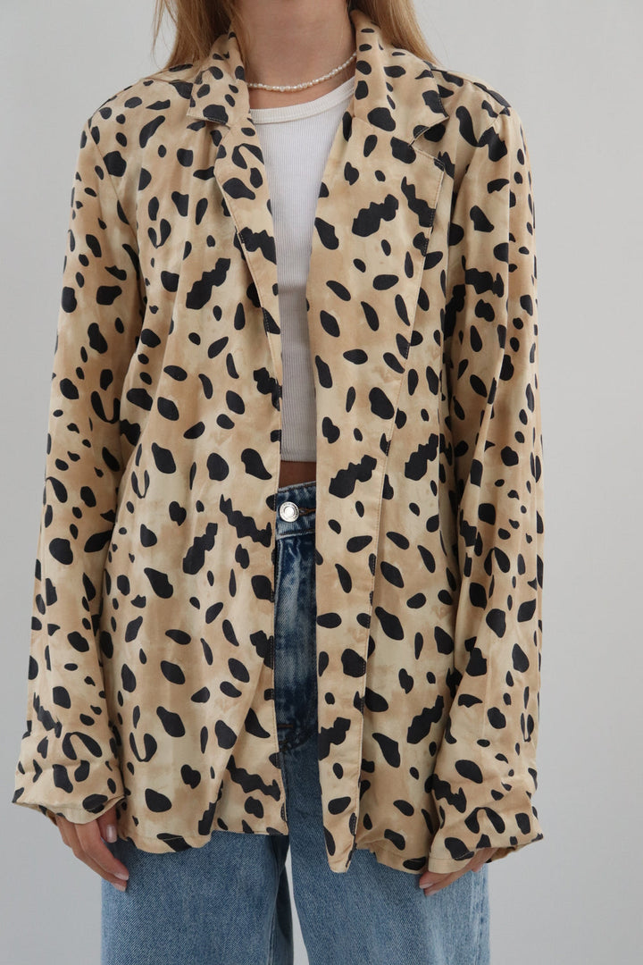 Camisa Leopardo Beige