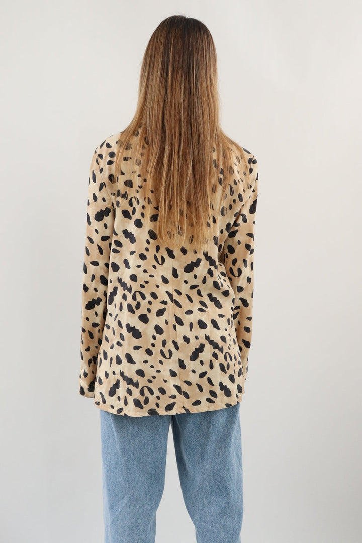 Camisa Leopardo Beige