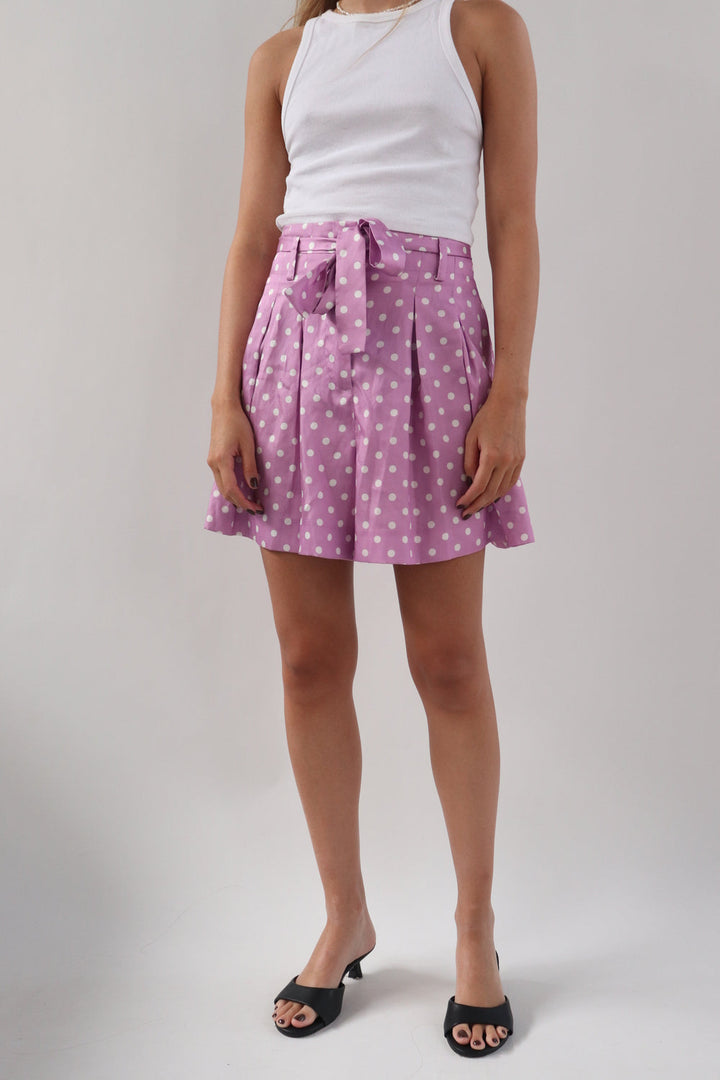 Short Morado Lunares