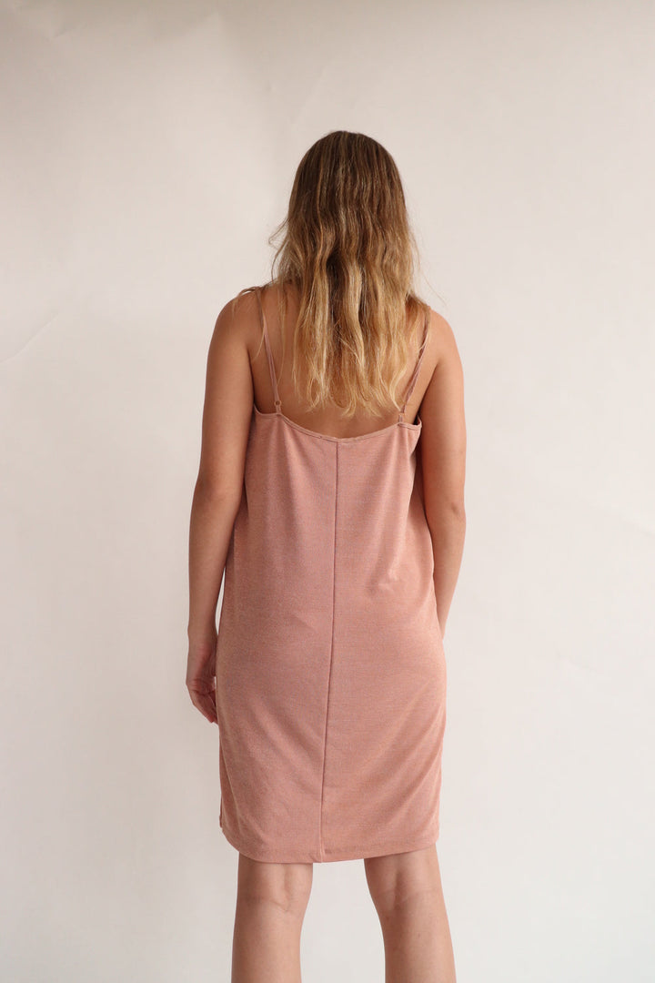 Vestido Slip Rosado