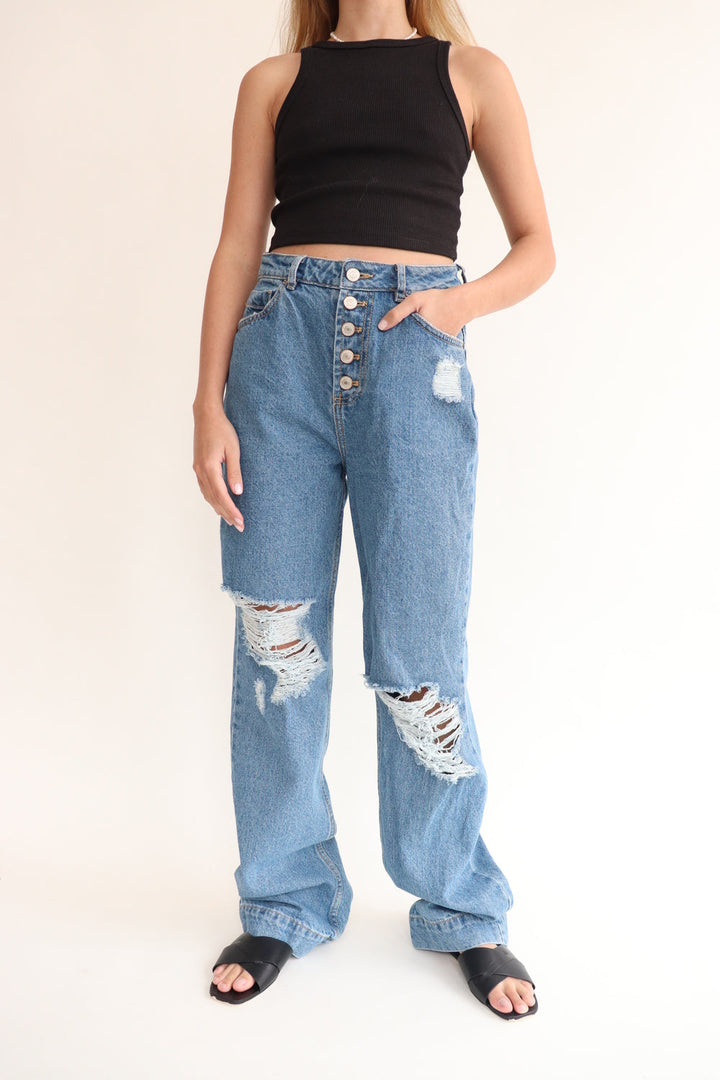 Jean Bootcut Azul