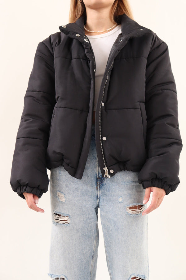 Chaqueta Negra Puffer