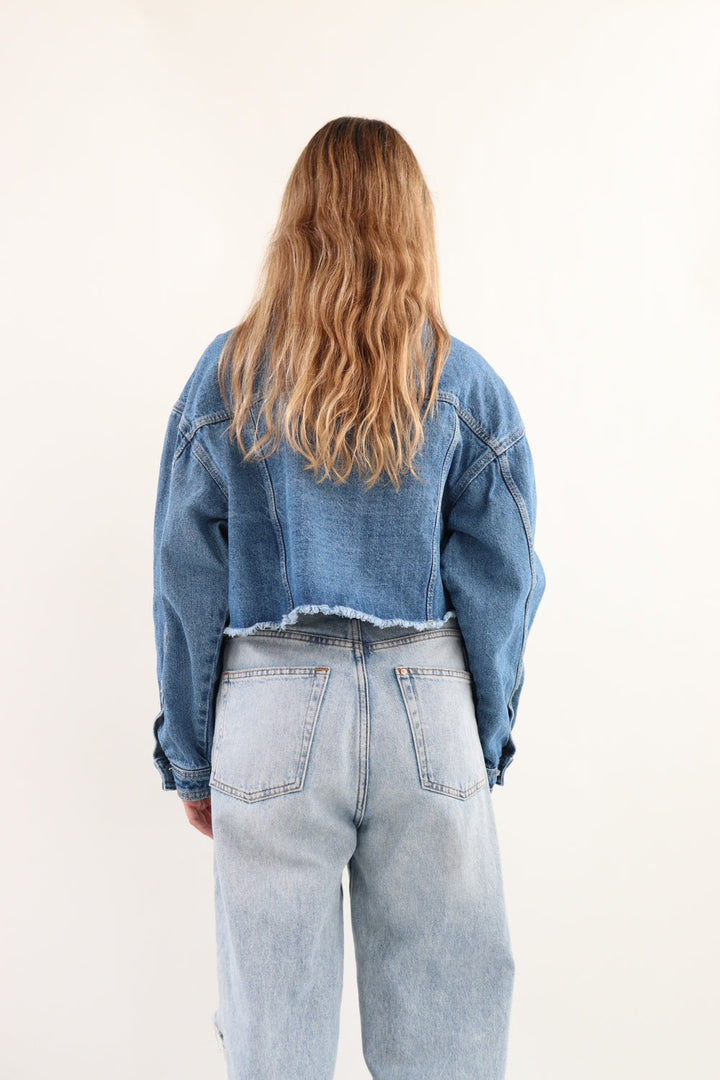 Chaqueta Denim Crop