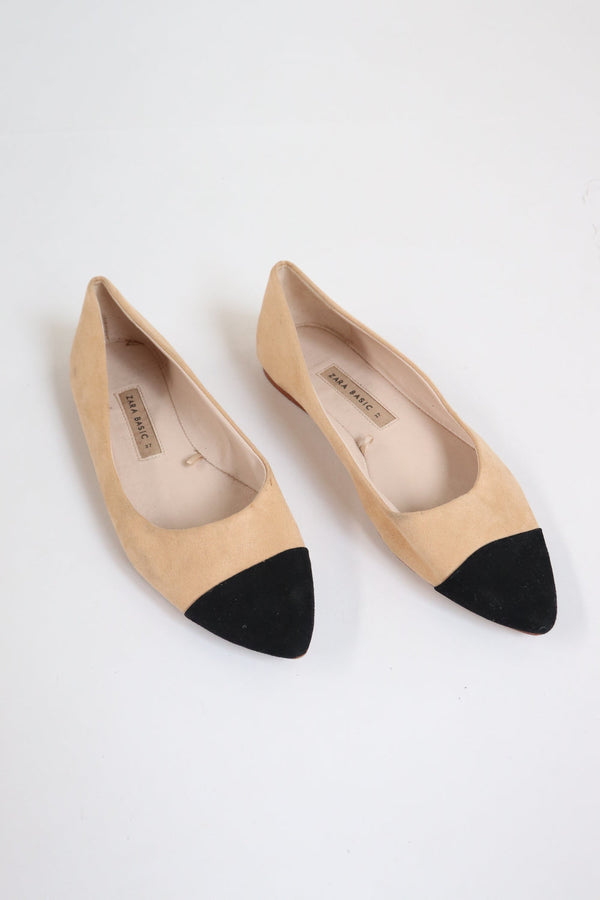 Baletas Suede Colorblock